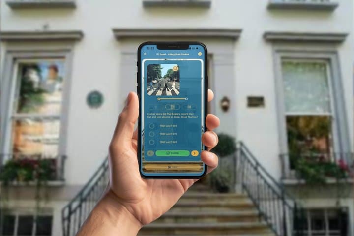 London Beatlemania GPS App Walking Tour Mobile Game