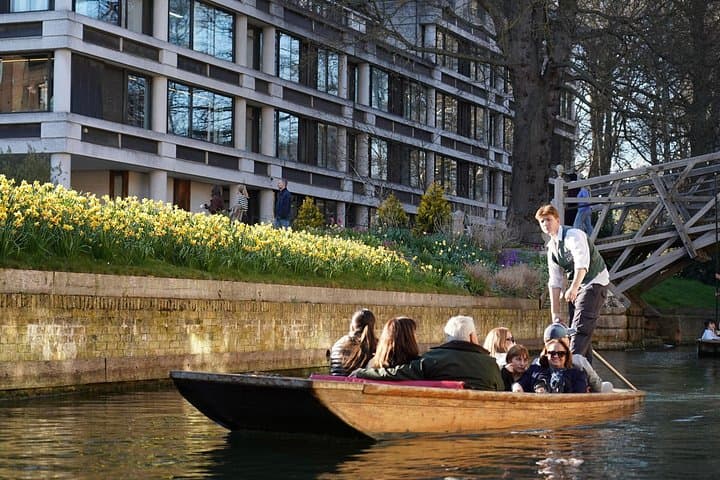 Cambridge Student-Led Shared Punting Tour (English or Chinese)