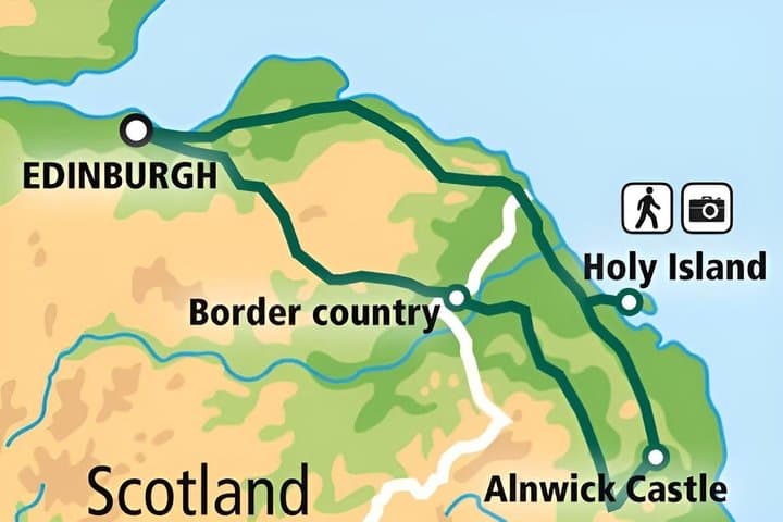 Viking Coast and Alnwick Castle Very Small Group Tour from Edinburgh