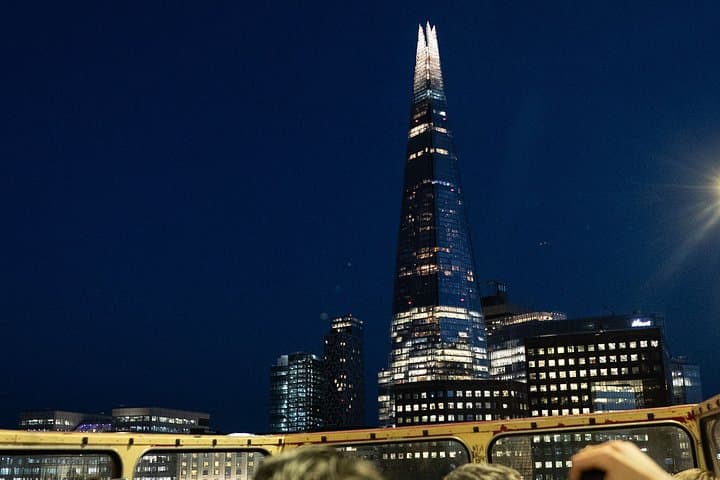 London Vintage Open Top Bus Night Tour with Live Guide