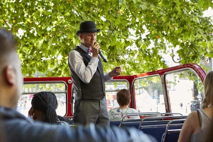 London Vintage Open Top Bus Tour with Live Guide