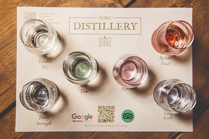 York Gin Tasting Experience