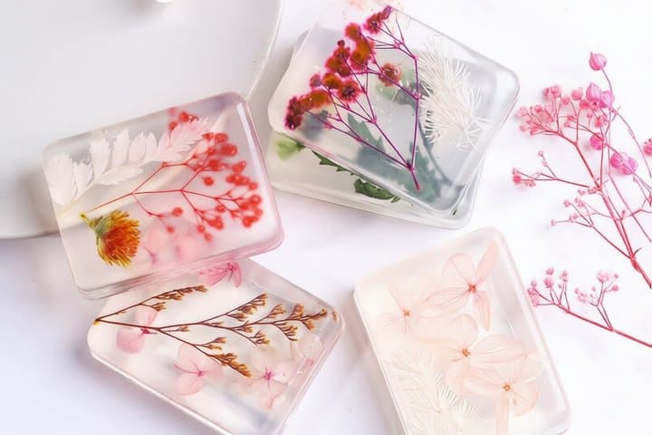 Botanical Crystal Soap Making Workshop Make 4 Pieces
