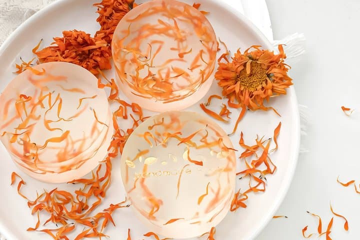 Botanical Crystal Soap Making Workshop Make 4 Pieces