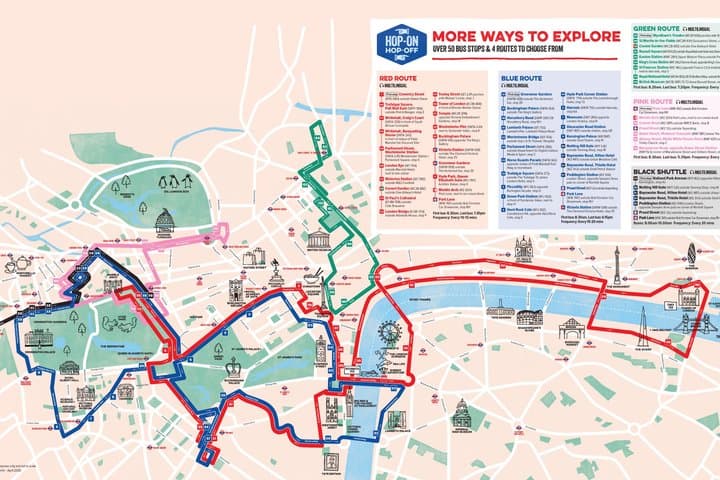 London Discovery by Day and by Night Hop-On Hop-off Tours