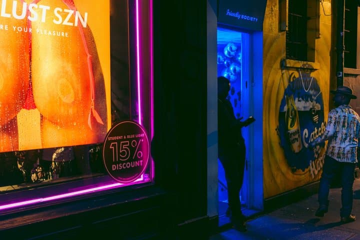 Evening street photography