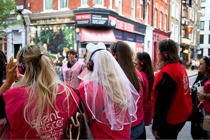PRIVATE TOUR London West End Musical Silent Disco Walking Tour