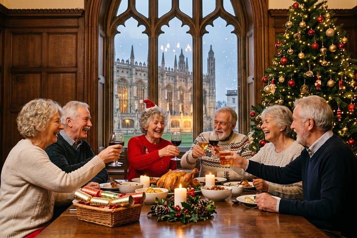 Private Christmas Walking Tour in Cambridge Old Town