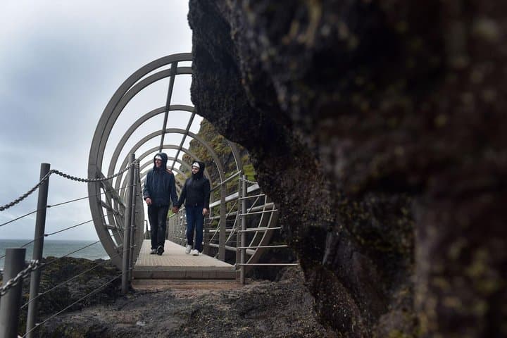 The Gobbins Half-Day Tour in a Luxury Minivan from Belfast