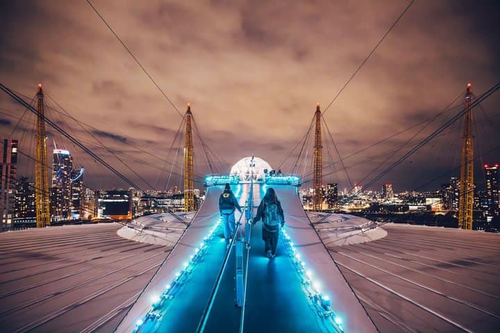 Up at The O2: Snow Globe Climb Experience with Guided Tour