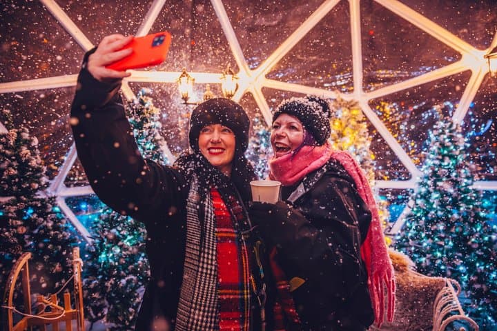 Up at The O2: Snow Globe Climb Experience with Guided Tour
