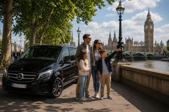 London: 4-Hour Private Mercedes Minivan & Chauffeur