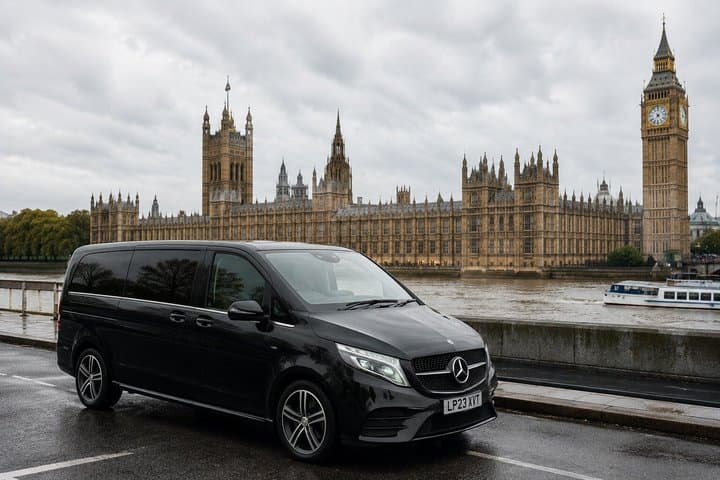 Heathrow: Private Mercedes Minivan Transfer to Central London