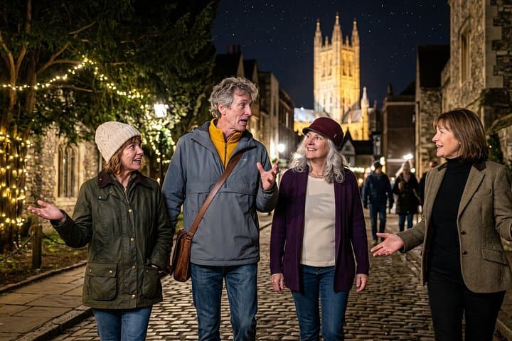 Private Christmas Walking Tour in Canterbury Medieval Heritage