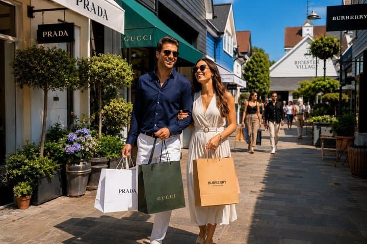 Bicester Village: Luxury Mercedes Minivan Disposal from London