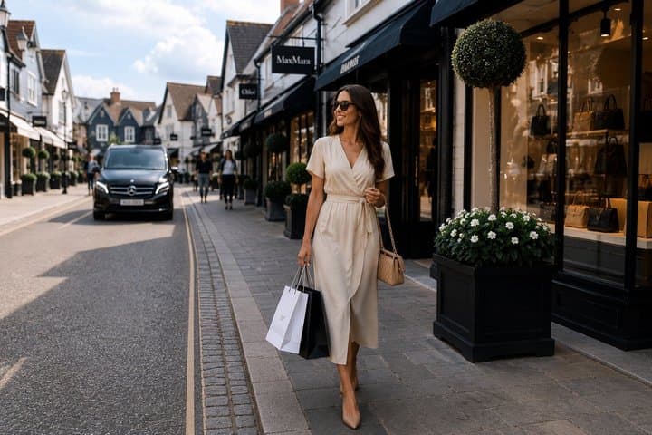 Bicester Village: Luxury Mercedes Minivan Disposal from London