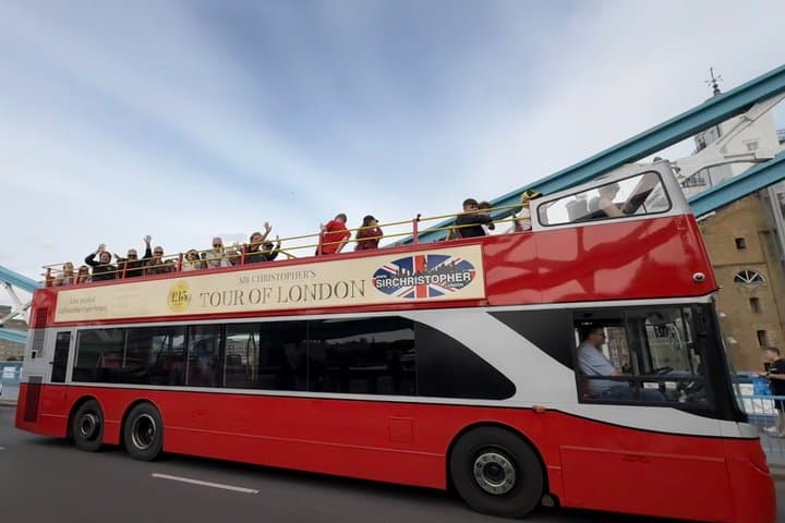 London Open Top Sightseeing Bus Tour with Live Guide