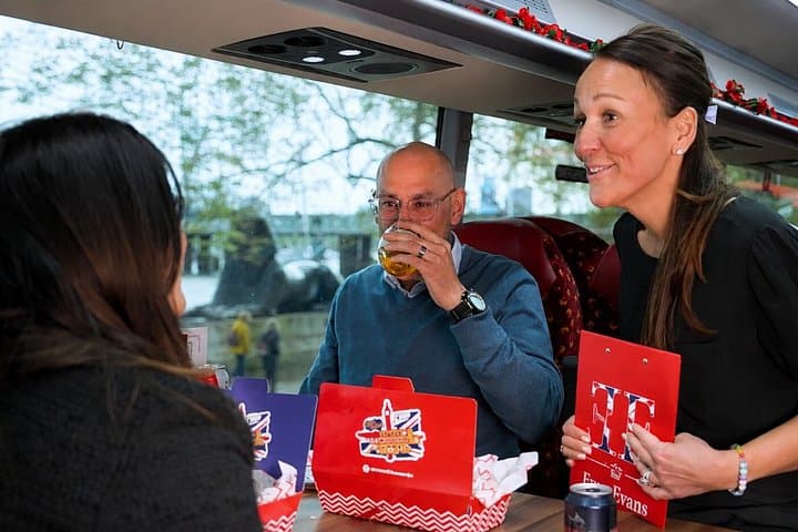 London Sightseeing Bus Tour with Traditional Fish & Chips