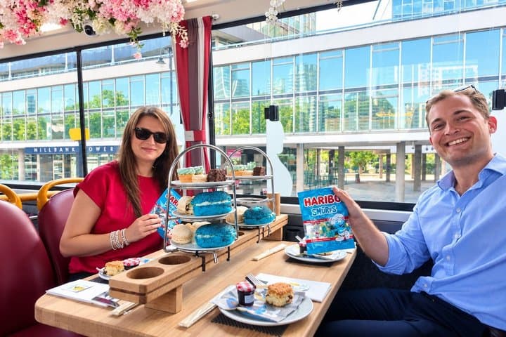 London: The Smurfs Afternoon Tea Bus Tour Party Adventure