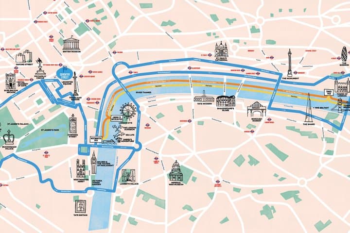 London By Night Tour Bus and hop on hop off River Cruise