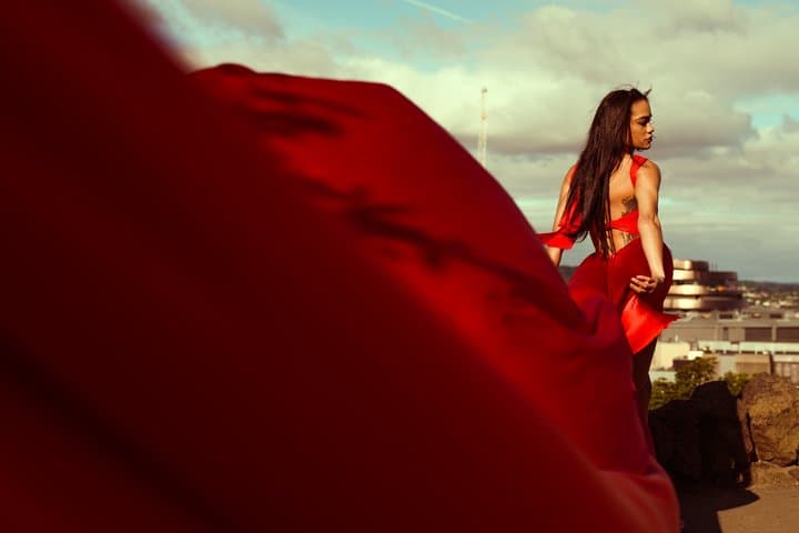 Edinburgh Flying Dress Photoshoot