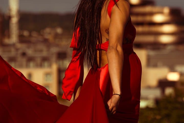 Edinburgh Flying Dress Photoshoot