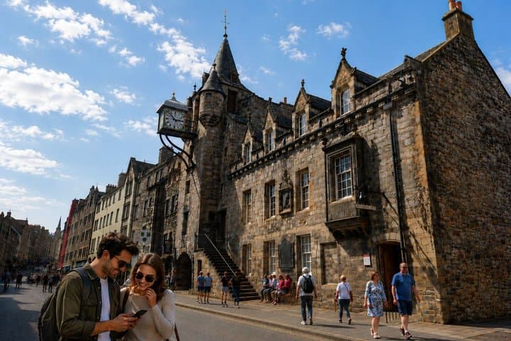 Edinburgh Scavenger Hunt & Highlights Self-Guided Walking Tour