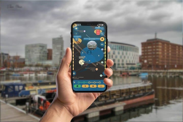 Liverpool Slave Trade History GPS App Walking Tour Mobile Game
