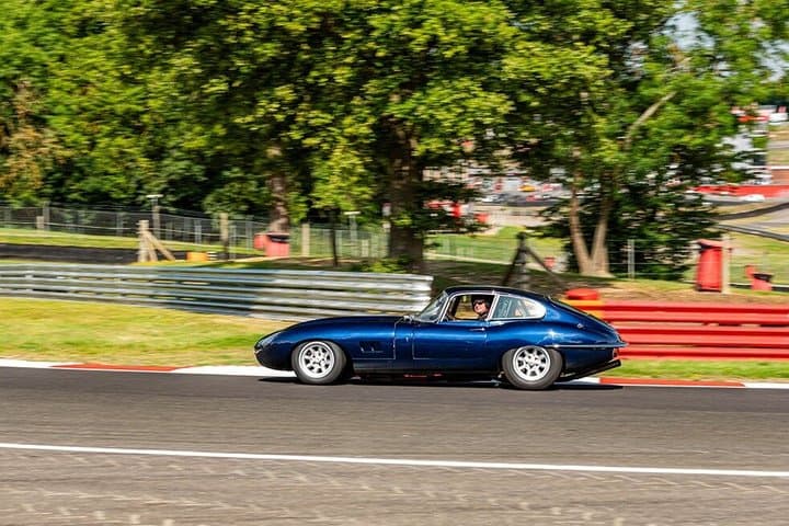 Jaguar E-Type in 6 Lap Experience at Blyton Park Lincoln