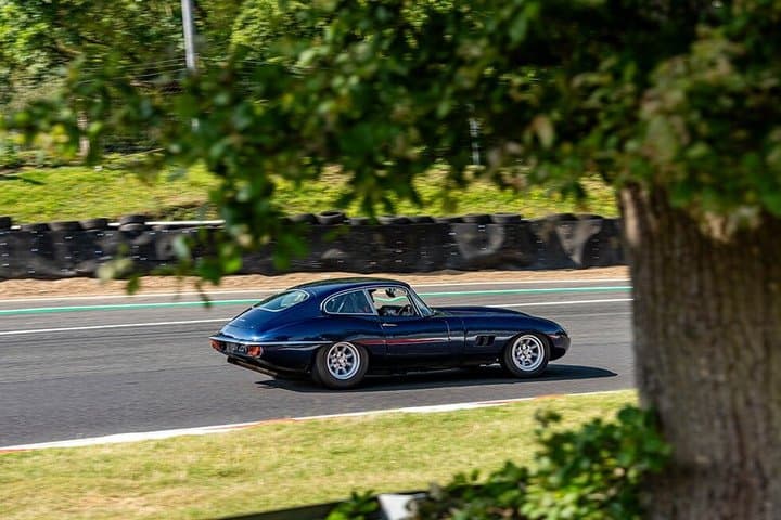 Jaguar E-Type in 6 Lap Experience at Blyton Park Lincoln