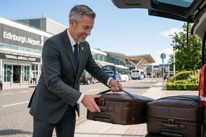 Edinburgh: EDI Airport Private Transfer to/from City Center