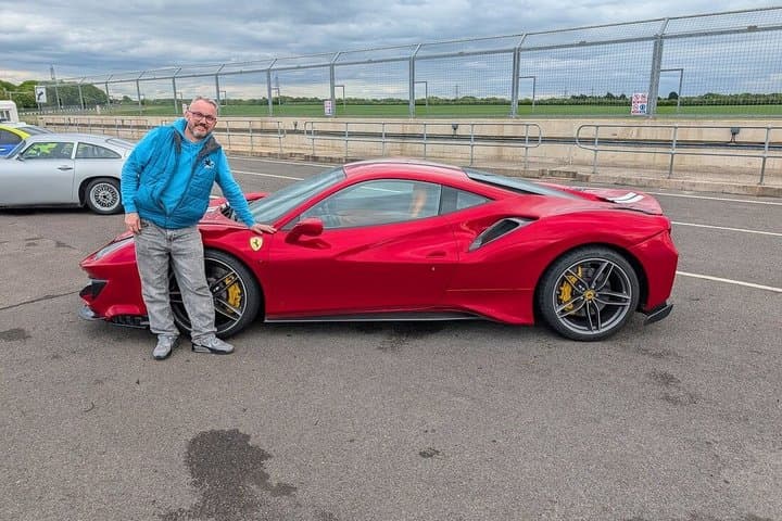 Ferrari 488 in 6 Lap Experience at Sandtoft Airfield Doncaster