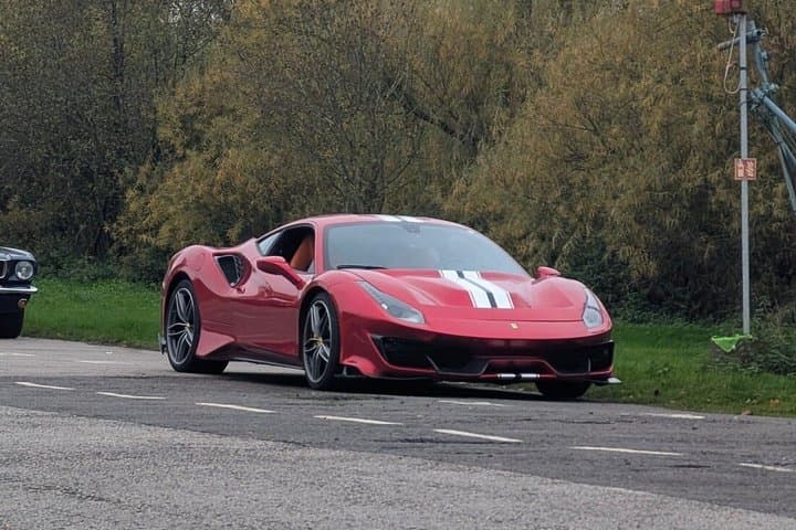 Ferrari 488 in 6 Lap Experience at Castle Combe Wiltshire
