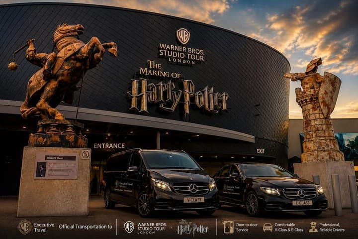 Round Trip Private Transport to Harry Potter Studio Tour