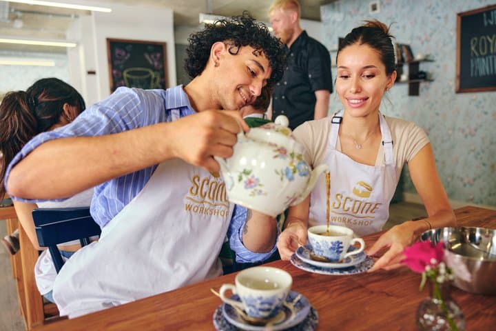 London Traditional English Scone Making and Tea Workshop
