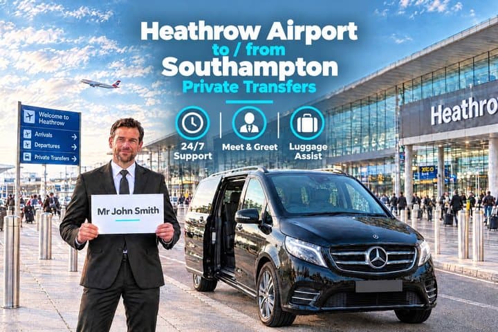 Southampton Cruise to/from Heathrow Airport Taxi Private Transfer