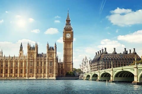 Big Ben, London most famous clock tower.
