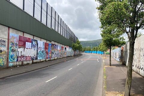 Peace Walls in Belfast