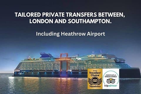 Transfer between London & Southampton - Cruise Terminal or Hotel