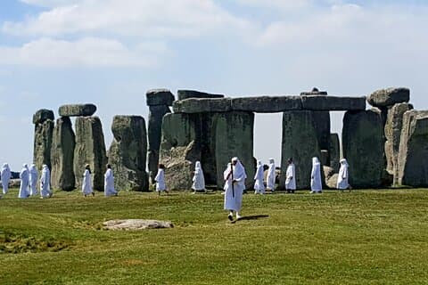 Druids at Stonehenge