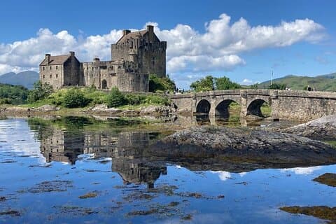 Iconic Eilean Donan Castle — a breathtaking stop en route to the Isle of Skye.