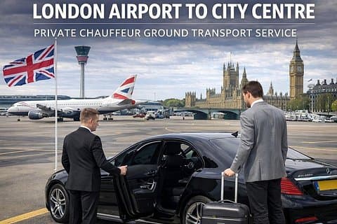 Private London Transfer: Heathrow, Gatwick or Stansted to Hotel