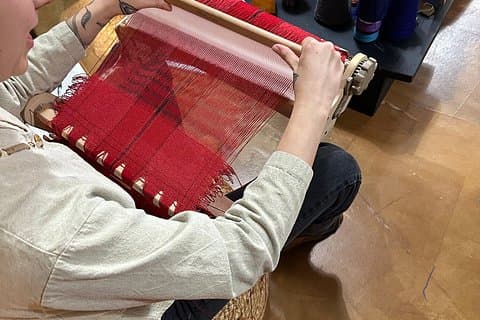 Weave a Piece of Prickly Tartan Workshop