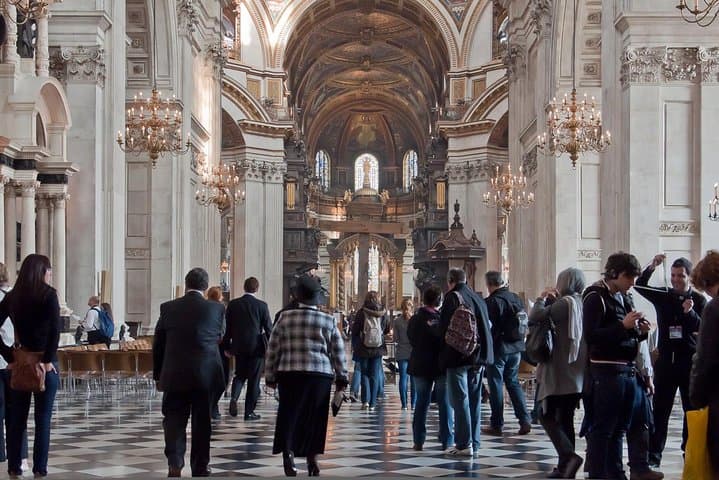 Inside St Paul's Cathedral