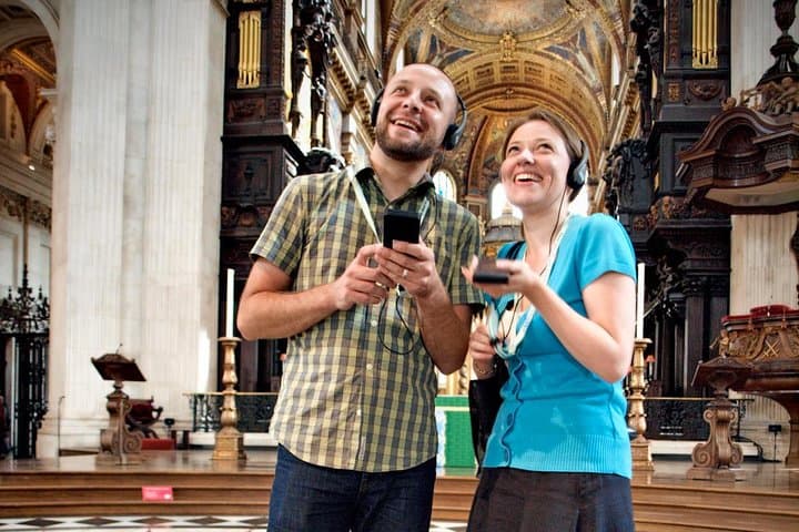 Visitors at St Paul's Cathedral
