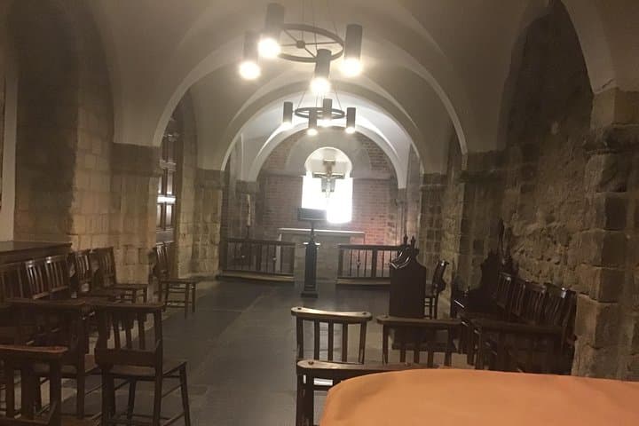 Underneath the ancient Church of Bow Bells.