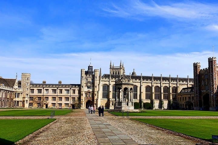 Walk around in the ancient academic atmosphere of Cambridge University