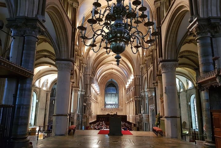 Looking towards the West end of the Cathedral
