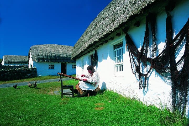 Cregneash an excellent working example of a tradition Manx Village.