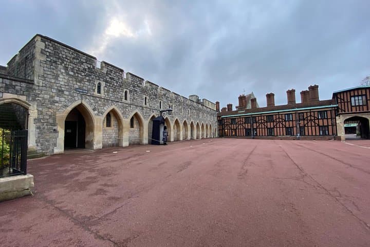 The Lower Ward at the Castle where you can watch the changing of the guards